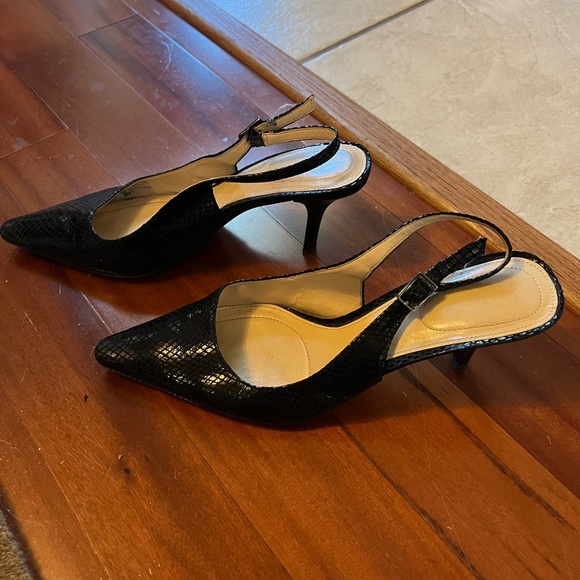 Calvin Klein Black Day Classic Python Print E4226 Heel - Picture 2 of 9